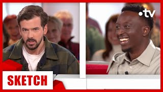 Ahmed Sylla mort de rire devant le sketch de Marc Antoine Le Bret Vivement Dimanche 14 janvier 2024 [upl. by Andrea]