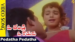 Pedatha Pedatha Video Song O Thandri O koduku Movie Video Songs Vinod Kumar Nadhiya  Vega Music [upl. by Maggi]