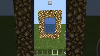 Real working glowstone Portal In minecraft shorts minecraft portal glowstone [upl. by Nellak961]