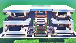 🏡 COME COSTRUIRE UNA VILLA MODERNA SU MINECRAFT  Minecraft Tutorial ITA [upl. by Dolli]