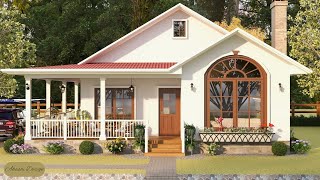 Adorable Small House Design With Floor Plan  Cozy Home [upl. by Ellebyam142]