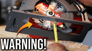 New Milwaukee Tools 714 Rear Handle Circular Saw WARNING PROPER SETUP REQUIRED [upl. by Sansen]