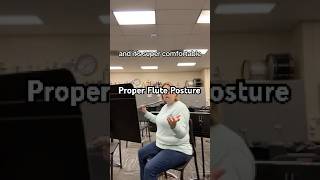 Flute Posture in Band banddirector band flute posture musiceducation fluteplayer flutes [upl. by Nocam10]