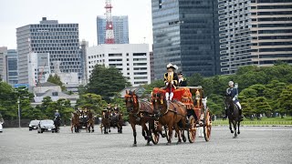 2024年10月10日 信任状捧呈式の馬車列を見ました [upl. by Tace]