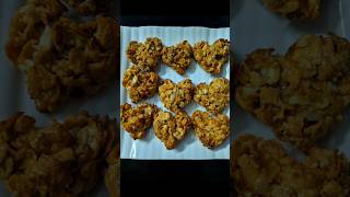 Cornflakes Cookies 🌽🍪 youtubeshorts recipe cookies [upl. by Atsejam86]