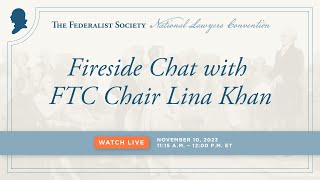 Fireside Chat with FTC Chair Lina Khan NLC 2023 [upl. by Einapets947]