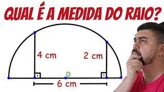 💥🔥ESSA QUESTÃO GERA MUITA DÚVIDA NOS CONCURSOSGEOMETRIA PLANACIRCUNFERÊNCIATEOREMA DE PITÁGORAS📚🎥 [upl. by Vashtee]