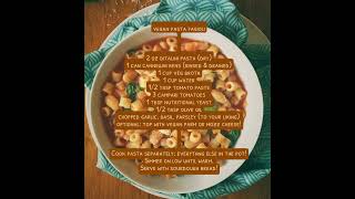 Vegan Pasta e Fagioli Soup [upl. by Novi]