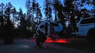 Crawlin camping and how I configure my Tb 320s trailer for sleeping [upl. by Anahsed]