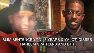 UK DRILL YA CT Previews A Rude Diss Track To Harlem and LTH amp Slim 156 sentenced to 13 years [upl. by Alleunamme]