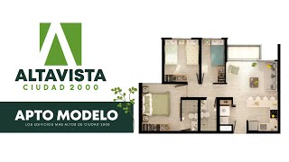 Conoce el Apartamento Modelo de ALTAVISTA 2000 [upl. by Aneeres]