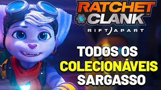 Todos os COLECIONÁVEIS DE SARGASSO ARMADURAS URSO PARAFUSO DE OURO Ratchet And Clank Rift Apart [upl. by Kleinstein795]