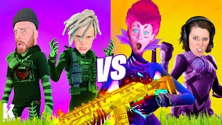 KCity vs The Herald Boss Battle in Fortnite [upl. by Tillo]