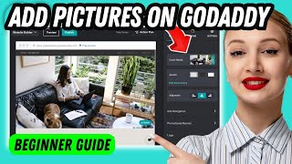 How to add pictures on godaddy website builder Quick amp Easy [upl. by Iarised]