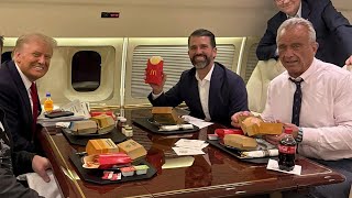 RFK Jr and Donald Trump Pose With McDonald’s Meal [upl. by Keelia]