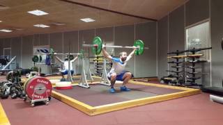 Heaving Snatch Balance Lukasz Lojas [upl. by Assilak122]