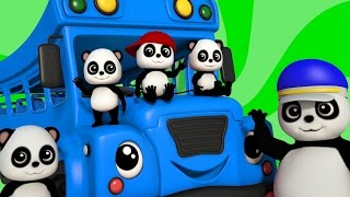 Wheeel On The Bus Go Round And Round  Nursery Rhymes  Kids Songs  3D Rhymes [upl. by London]