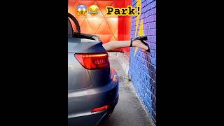 Parking skills 😱 funny car funnyvideo skills epic epicpartner couple couplegoals park [upl. by Hilario]