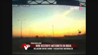 Ovni destruye meteorito en Rusia y la cruz de objetos voladores en los cielos de EEUU [upl. by Joline534]