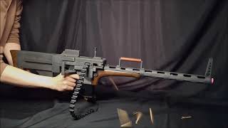 mg15nA  m712 belt feed GBB full auto [upl. by Shirk893]