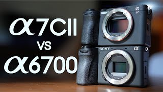 Sony A7C II vs a6700  Which Value HYBRID Camera is for You [upl. by Tjon]