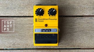 DOD FX50 Overdrive Preamp [upl. by Odnarb792]