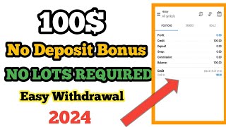 100 No Deposit Bonus Withdrawable No deposit bonus forex 2024  Free No Deposit Bonus Forex 2024 [upl. by Pappano217]