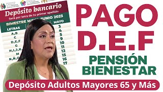 🔴¡ÓraleAdelanta Depósito Letras DEF Pago Mayo Adultos Mayores Pensión Bienestar 65 Mas🔴 [upl. by Niarbo711]