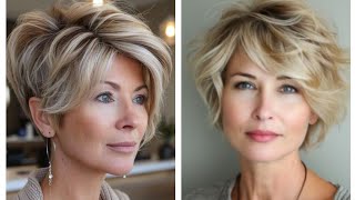 CORTES DE CABELLO CORTO MUJER 2024 pixie Haircut ideas [upl. by Irneh]