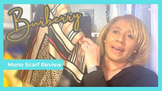 Burberry Silk Mono Scarf Birthday Haul [upl. by Jarita]