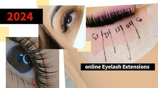 Online eyelash Extensions Training [upl. by Ahsemit]