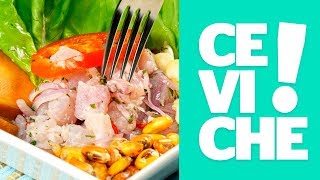 Ceviche Peruano en 1 minuto Recetas fáciles  BUENAZO [upl. by Ennasor]