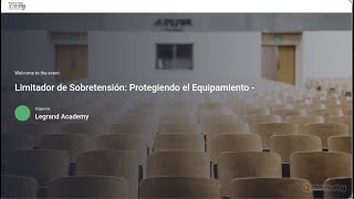 Webinar Limitador de Sobretensión Protegiendo el Equipamiento  21112022 [upl. by Hoffmann]