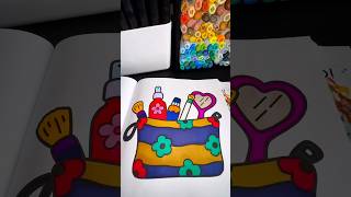 Oddly satisfying asmr marker coloring asmr relaxing satisfyingcoloring [upl. by Aicire867]