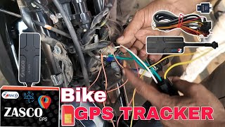 bike per Gps tracker kase setting karegps tracker fittinghow to bike GPS TRACKER [upl. by Pilihp159]