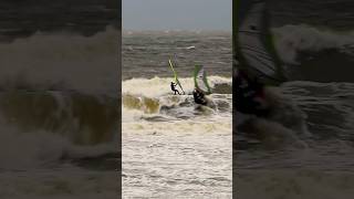 Last EPIC Windsurfing Session windsurf windsurfing northsea [upl. by Nickolaus]