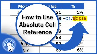 How to Use Absolute Cell Reference in Excel [upl. by Friederike]