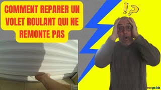 comment réparer un volet roulant qui a du mal remonter [upl. by Howland]