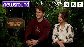 EXCLUSIVE Paddington in Peru Interview  Newsround [upl. by Nah]