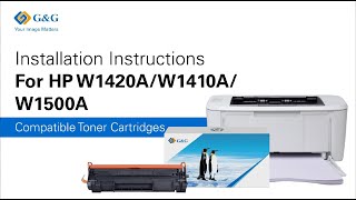 Installation Instructions for HP W1410AW1420AW1500W1500A [upl. by Bloom368]