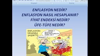 Enflasyon Nedir Enflasyon Nasıl Hesaplanır Fiyat Endeksi Nedir ÜFE  TÜFE Nedir [upl. by Judd]