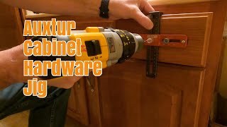 Installing Cabinet Hardware with the Auxtur Jig [upl. by Whitehouse]