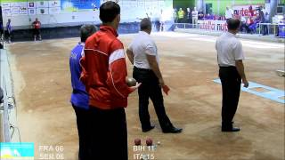 Finale Tir de précision Sport Boules Euro Koper 2014 [upl. by Abehs]