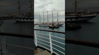 Royal Clipper Arriving In Barbados shorts starclipper [upl. by Nesyla]