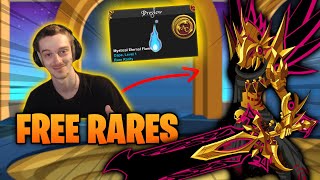 10 Free Rare Drops Eternal Flame Best House in AQW and More [upl. by Atelra]