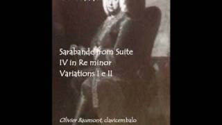 Handel Sarabanda from suite IV in re minore Variazioni I e II [upl. by Doownel]