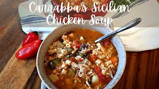 How to make CARRABBAS  Sicilian Chicken Soup [upl. by Nnaaras]