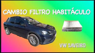 Cambio Filtro habitáculo Volkswagen SAVEIRO 🚙 [upl. by Felicity]