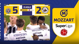 Mozzart Bet Super liga 202324  21Kolo PARTIZAN – IMT 52 20 [upl. by Landes545]