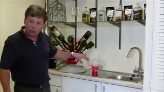 Sterilising Bottles for Home Brew Wine Making [upl. by Blinnie]